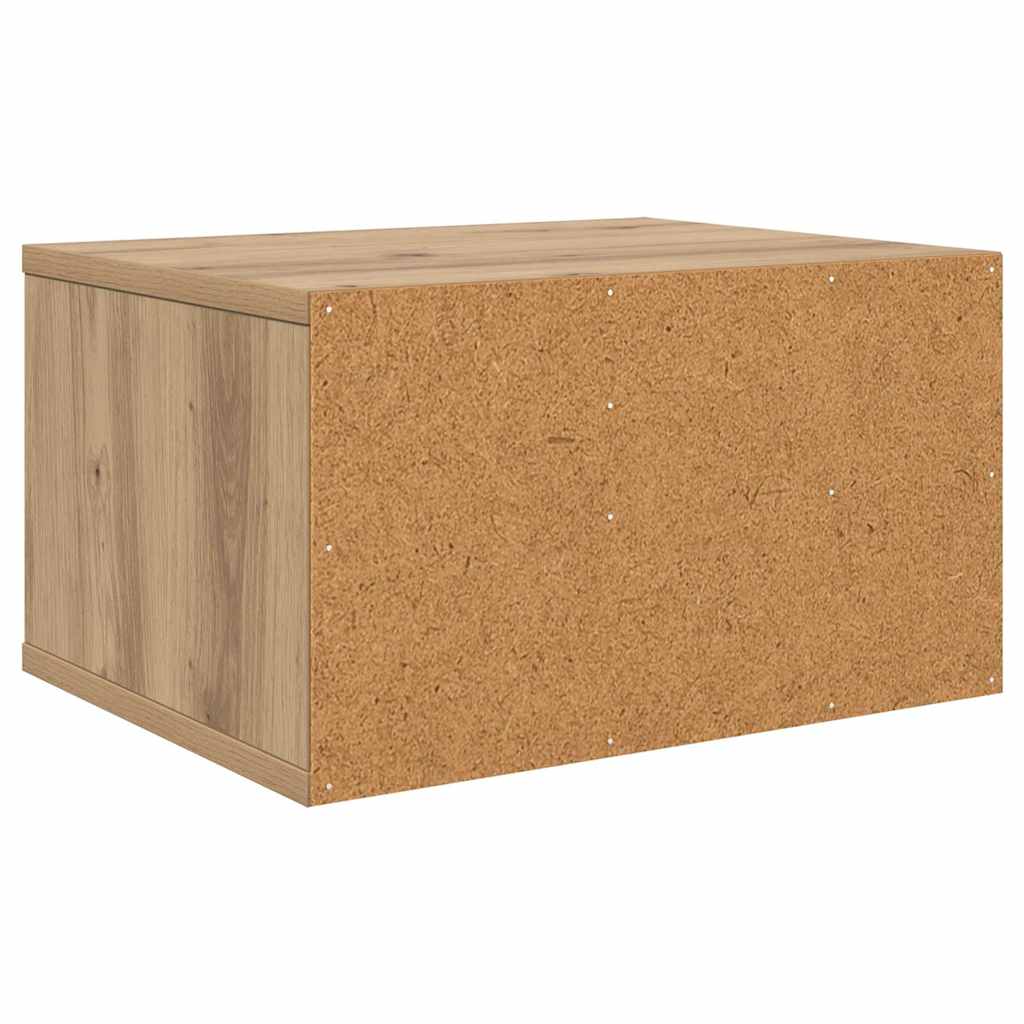 Printerstand Artisan Eiken 40 x 32 x 24 cm Bewerkt hout is nu te koop bij PeponiXL, paradijselijk wonen!