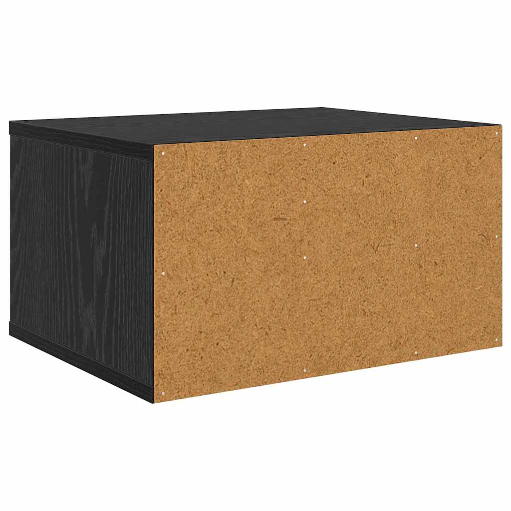 Printerstand met lade Zwart Eiken 40 x 32 x 24 cm Bewerkt hout is nu te koop bij PeponiXL, paradijselijk wonen!