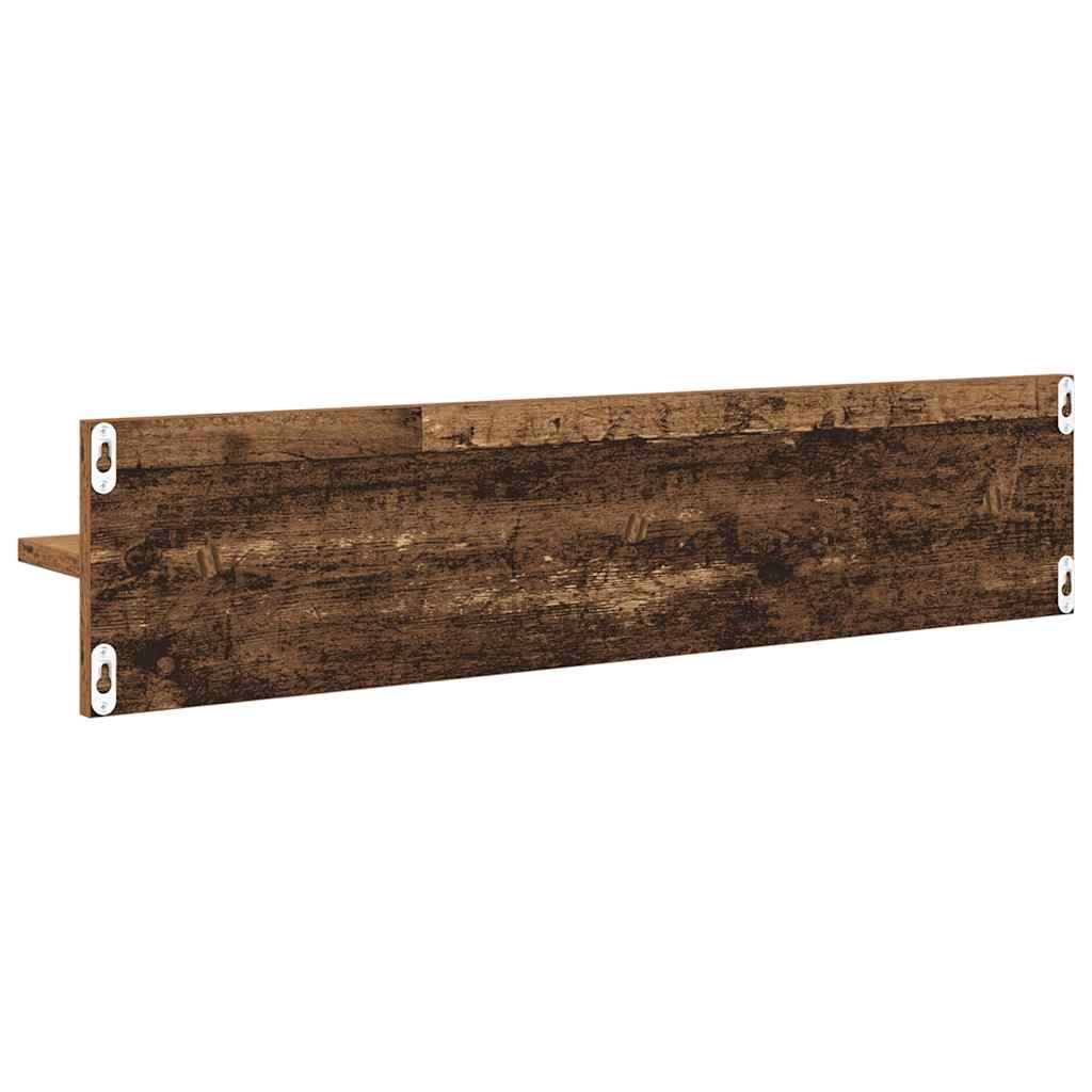 Wandplanken 4 pcs Oud Hout 80 x 11,5 x 18 cm Bewerkt hout is nu te koop bij PeponiXL, paradijselijk wonen!
