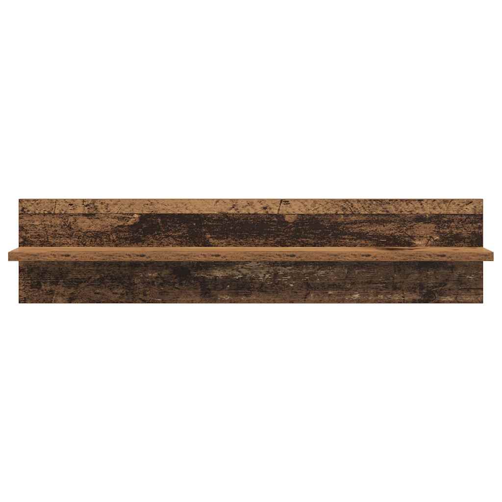 Wandplanken 4 pcs Oud Hout 80 x 11,5 x 18 cm Bewerkt hout is nu te koop bij PeponiXL, paradijselijk wonen!