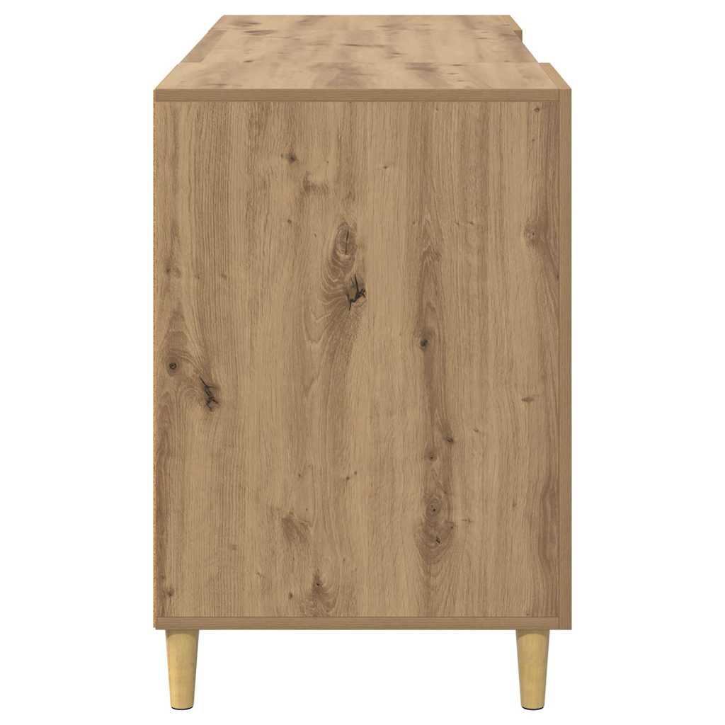 Bureau met plank Artisan Eiken 140 x 50 x 75 cm Bewerkt hout is nu te koop bij PeponiXL, paradijselijk wonen!