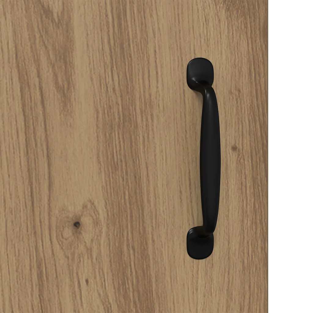 Dressoir Artisan Eiken 69,5 x 34 x 90 cm Bewerkt hout is nu te koop bij PeponiXL, paradijselijk wonen!