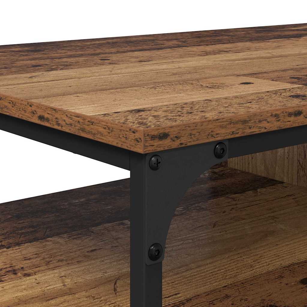 Salontafel Oud Hout 100 x 50 x 45 cm Bewerkt hout is nu te koop bij PeponiXL, paradijselijk wonen!