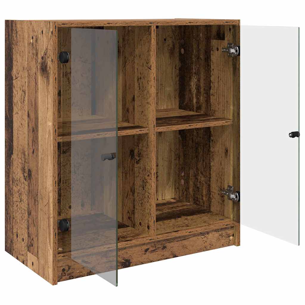 Bijzetkast Oud Hout 68 x 37 x 75,5 cm Bewerkt hout is nu te koop bij PeponiXL, paradijselijk wonen!