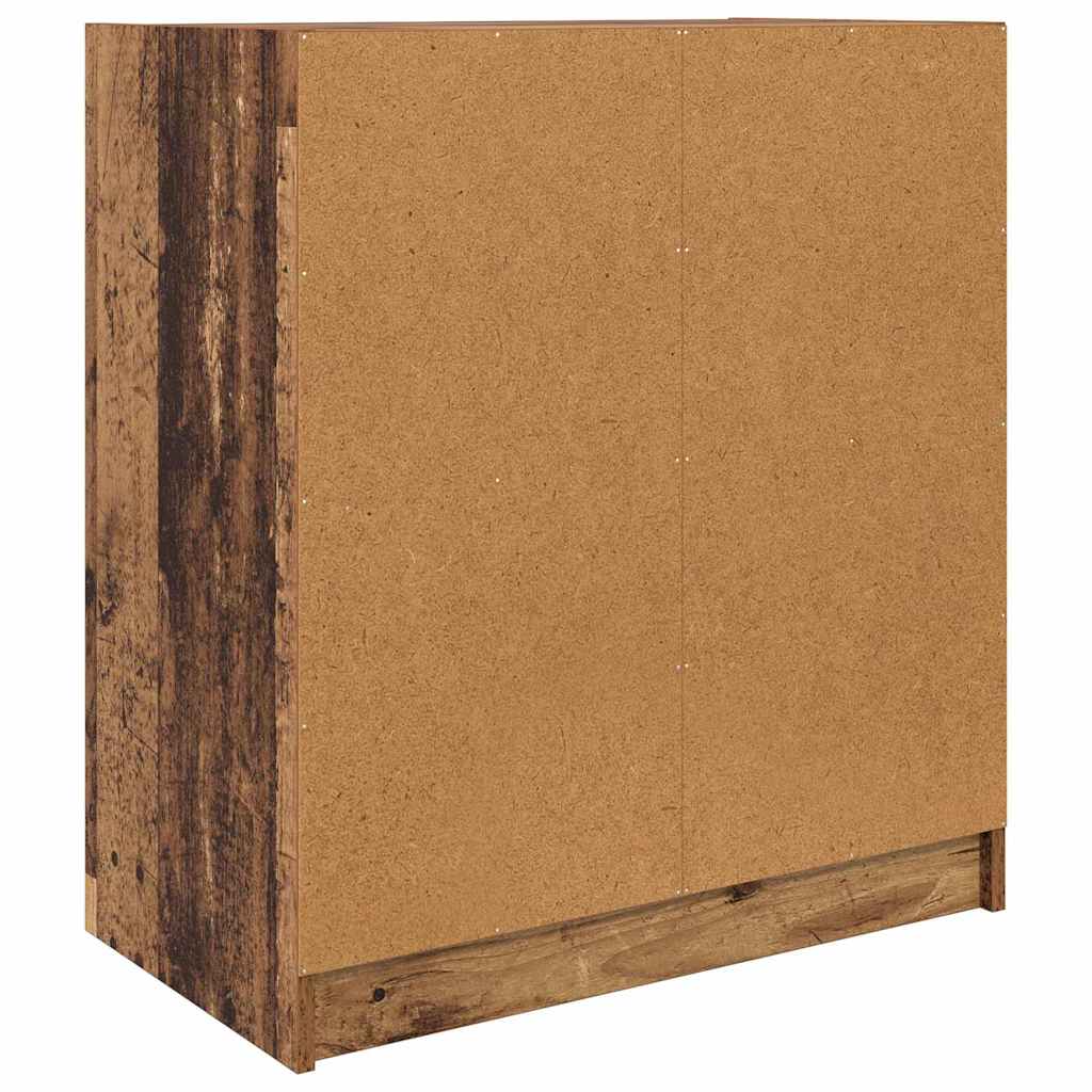 Bijzetkast Oud Hout 68 x 37 x 75,5 cm Bewerkt hout is nu te koop bij PeponiXL, paradijselijk wonen!