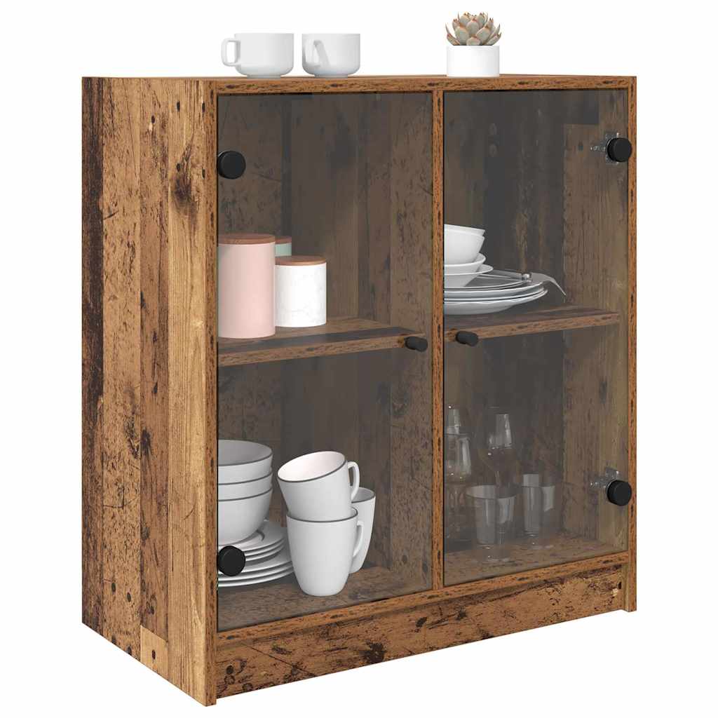 Bijzetkast Oud Hout 68 x 37 x 75,5 cm Bewerkt hout is nu te koop bij PeponiXL, paradijselijk wonen!