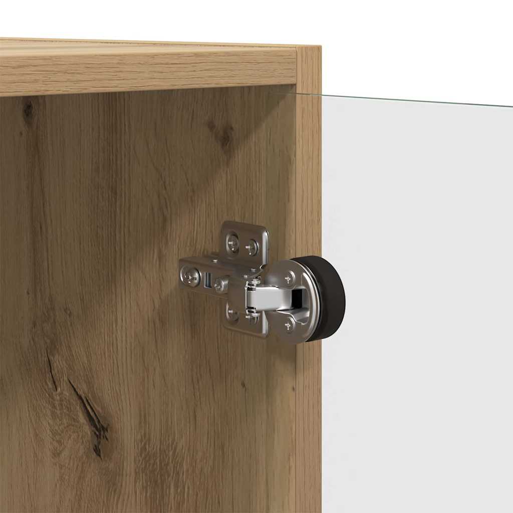 Bijzetkast Artisan Eiken 68 x 37 x 75,5 cm Bewerkt hout is nu te koop bij PeponiXL, paradijselijk wonen!