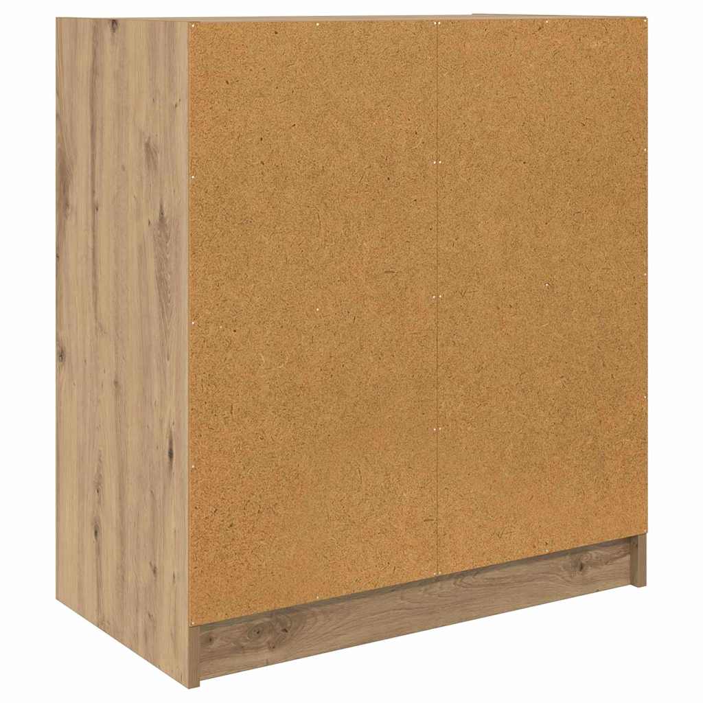 Bijzetkast Artisan Eiken 68 x 37 x 75,5 cm Bewerkt hout is nu te koop bij PeponiXL, paradijselijk wonen!
