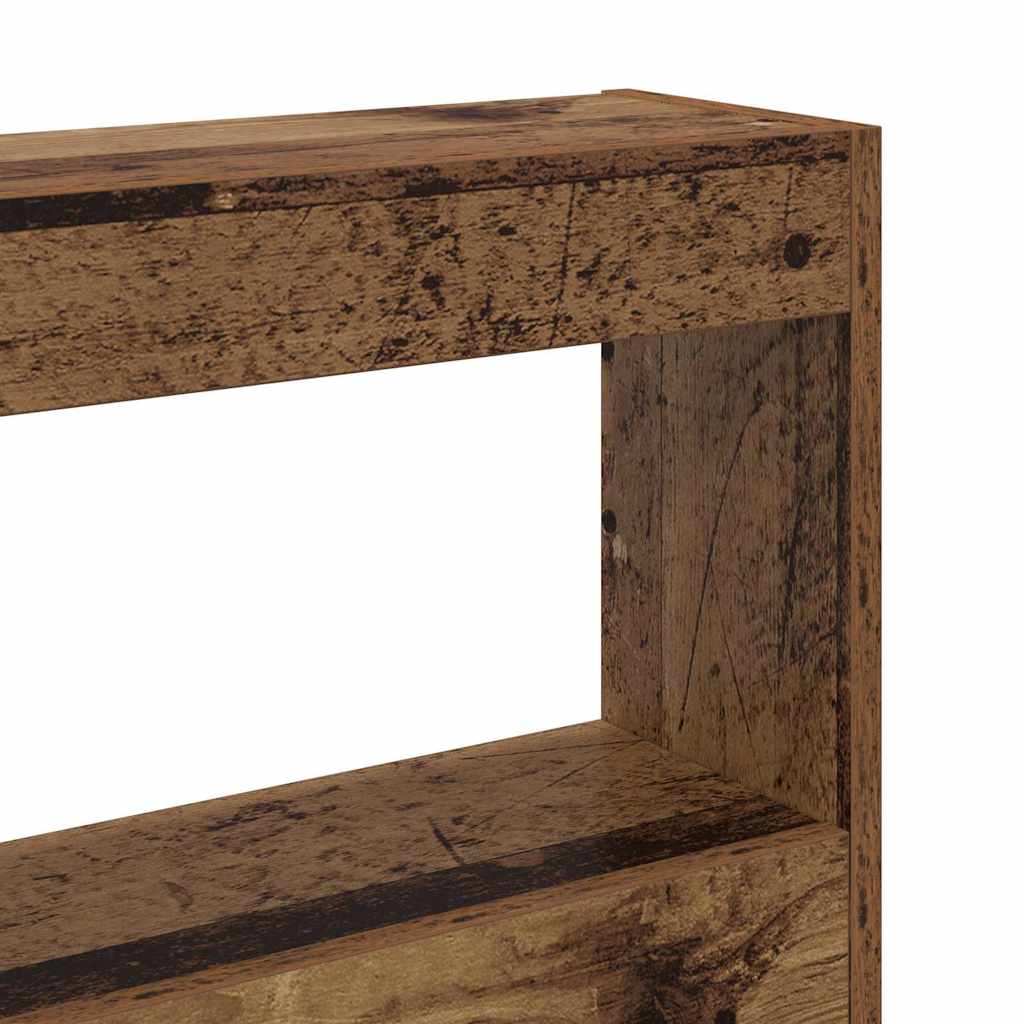 Hoofdbord met plank Oud Hout 220 x 17 x 102 cm Bewerkt hout is nu te koop bij PeponiXL, paradijselijk wonen!