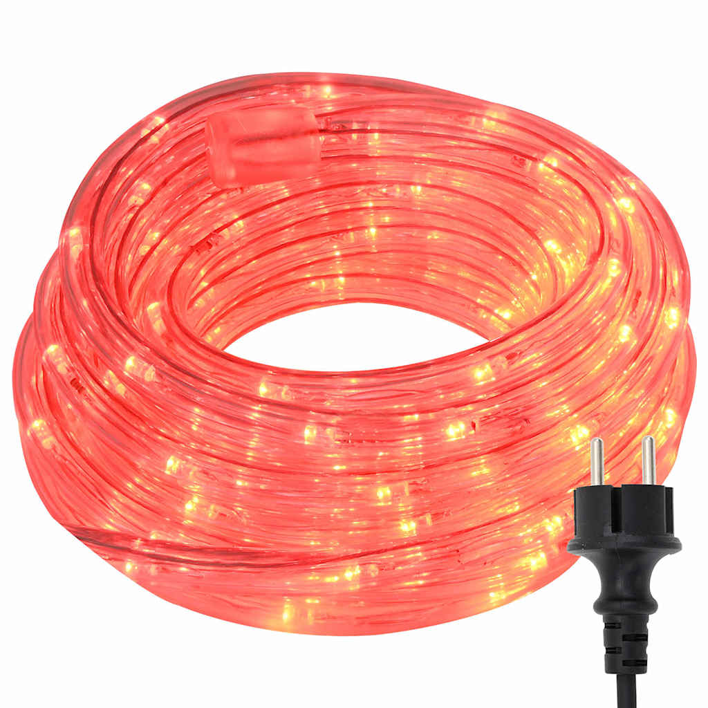 Touwenlicht met 2400 LED Rood 100 m PVC is nu te koop bij PeponiXL, paradijselijk wonen!