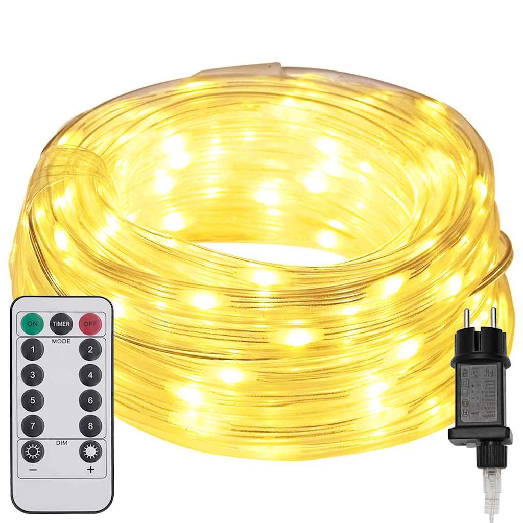 Touwenlicht met 1200 LED Warmwit 50 m PVC is nu te koop bij PeponiXL, paradijselijk wonen!