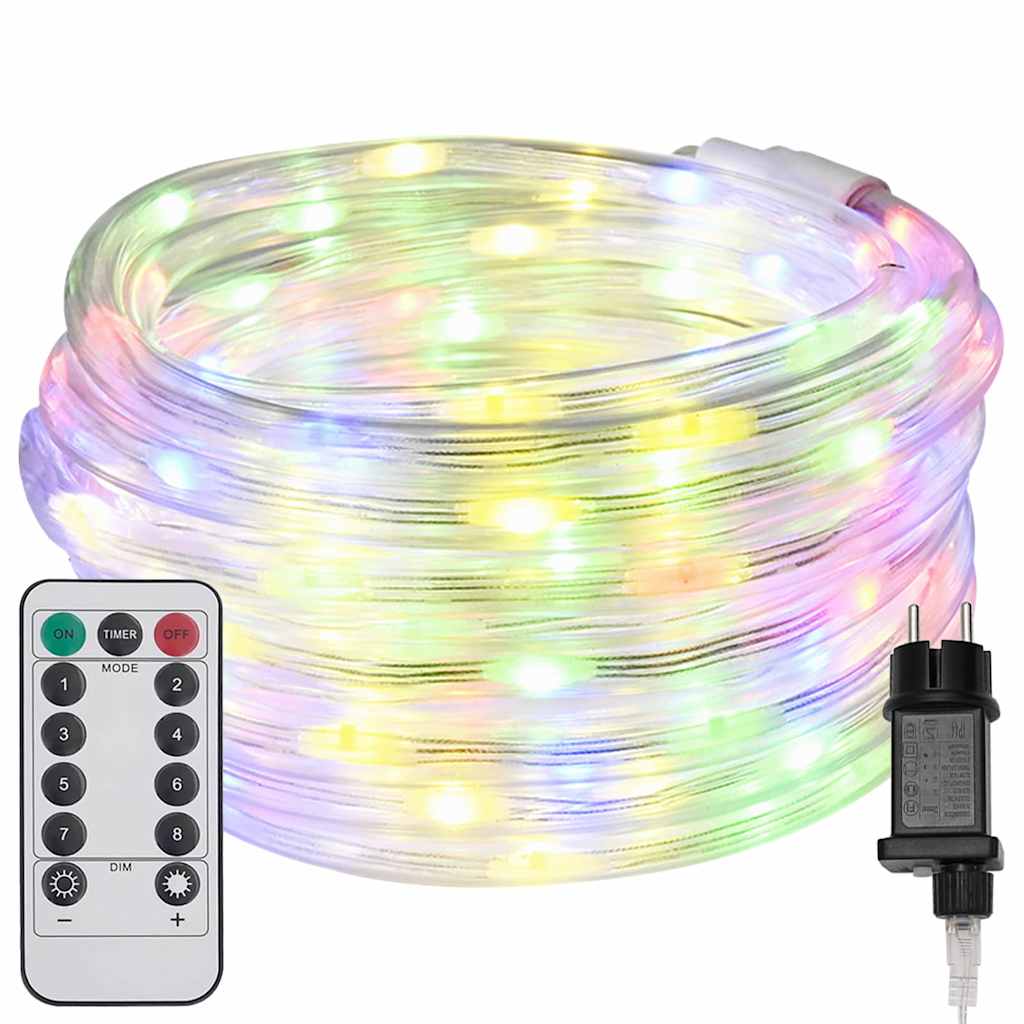 Touwenlicht met 1200 LED Multikleur 50 m PVC is nu te koop bij PeponiXL, paradijselijk wonen!