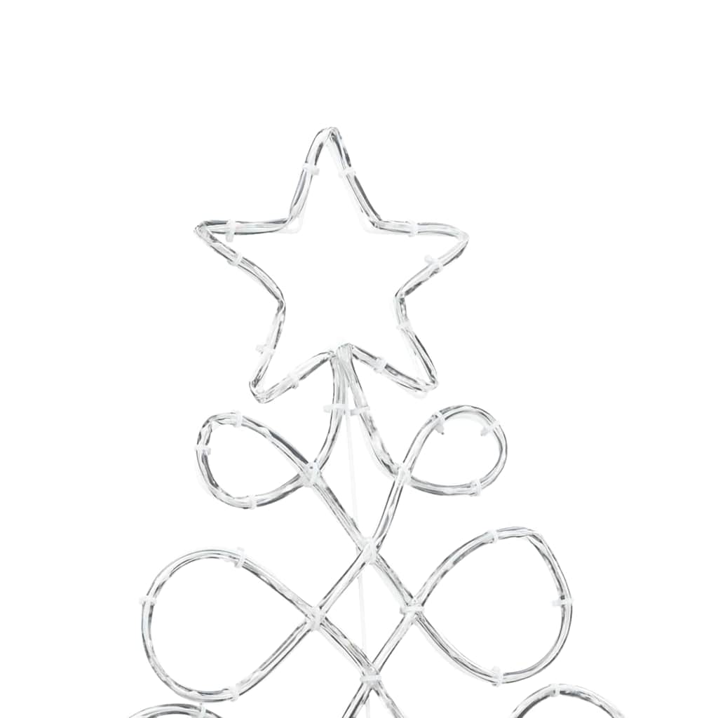 Kerstboomvormige lamp met 144 LED Multikleur 78 x 58 cm PVC is nu te koop bij PeponiXL, paradijselijk wonen!