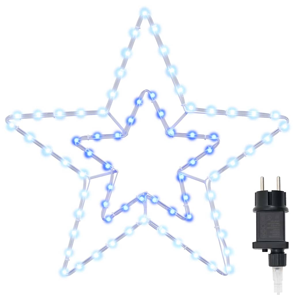 Kerstster met 72 LED Koud Wit 51,5 x 50 x 0,65 cm IJzer is nu te koop bij PeponiXL, paradijselijk wonen!