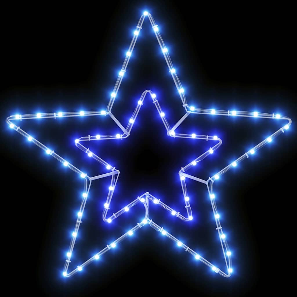 Kerstster met 72 LED Koud Wit 51,5 x 50 x 0,65 cm IJzer is nu te koop bij PeponiXL, paradijselijk wonen!
