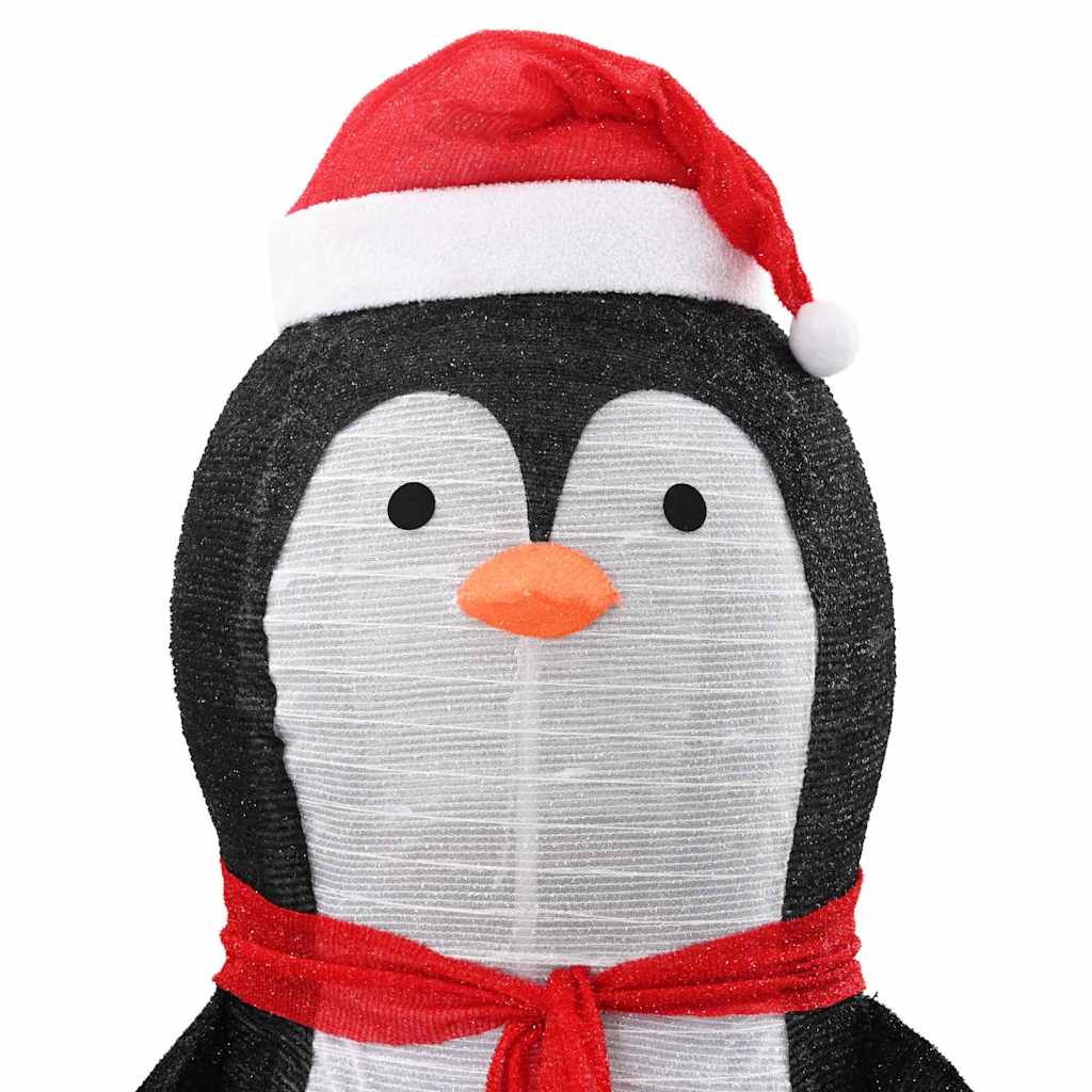 Sneeuw Pinguïn Figuur met 600 LED Warmwit 78 x 178 cm Stof is nu te koop bij PeponiXL, paradijselijk wonen!