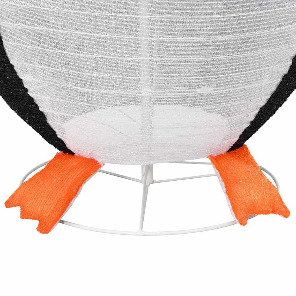 Sneeuw Pinguïn Figuur met 600 LED Warmwit 78 x 178 cm Stof is nu te koop bij PeponiXL, paradijselijk wonen!