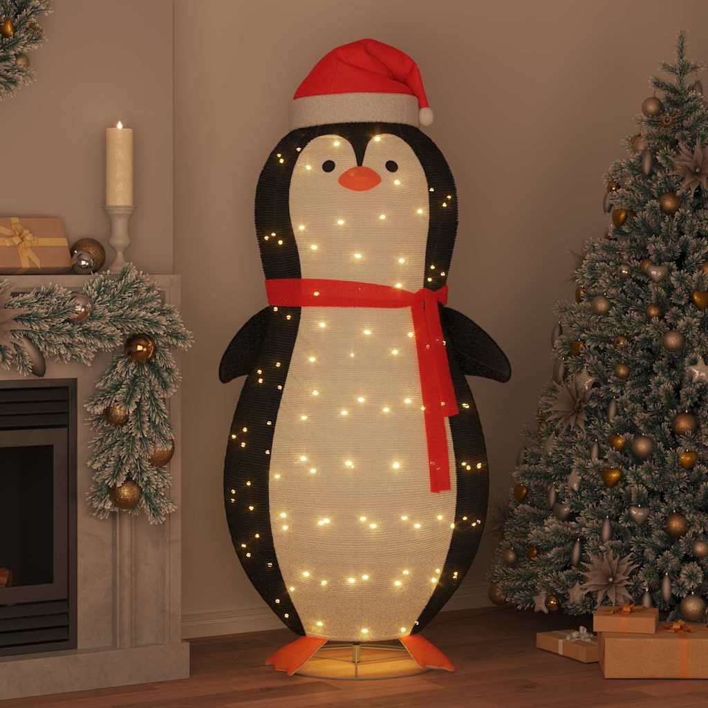 Sneeuw Pinguïn Figuur met 600 LED Warmwit 78 x 178 cm Stof is nu te koop bij PeponiXL, paradijselijk wonen!