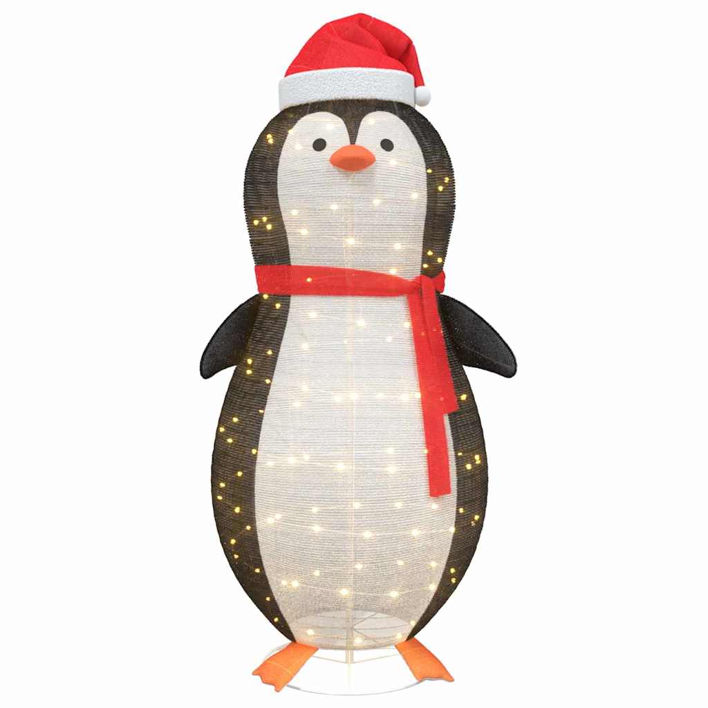 Sneeuw Pinguïn Figuur met 600 LED Warmwit 78 x 178 cm Stof is nu te koop bij PeponiXL, paradijselijk wonen!