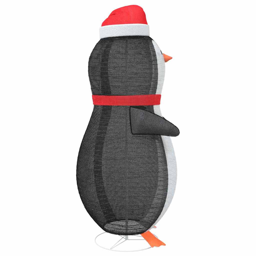Sneeuw Pinguïn Figuur met 600 LED Warmwit 78 x 178 cm Stof is nu te koop bij PeponiXL, paradijselijk wonen!