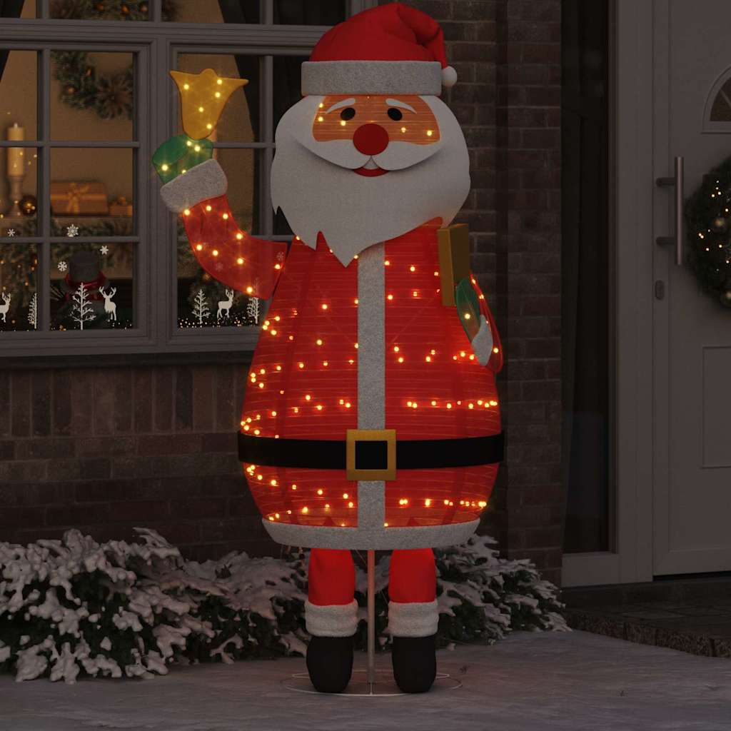 Kerstman met 200 LED Warmwit 100 x 180 cm Stof is nu te koop bij PeponiXL, paradijselijk wonen!