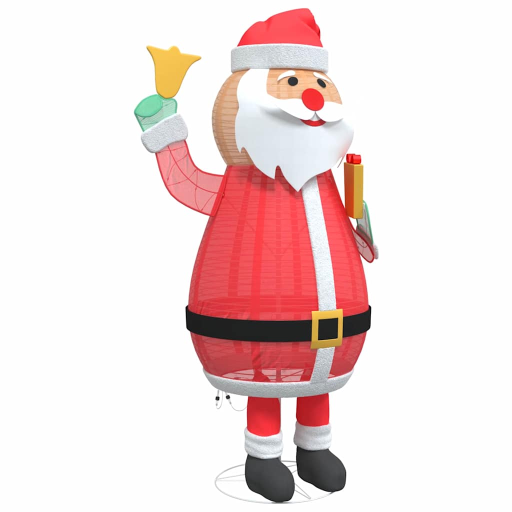 Kerstman met 200 LED Warmwit 100 x 180 cm Stof is nu te koop bij PeponiXL, paradijselijk wonen!