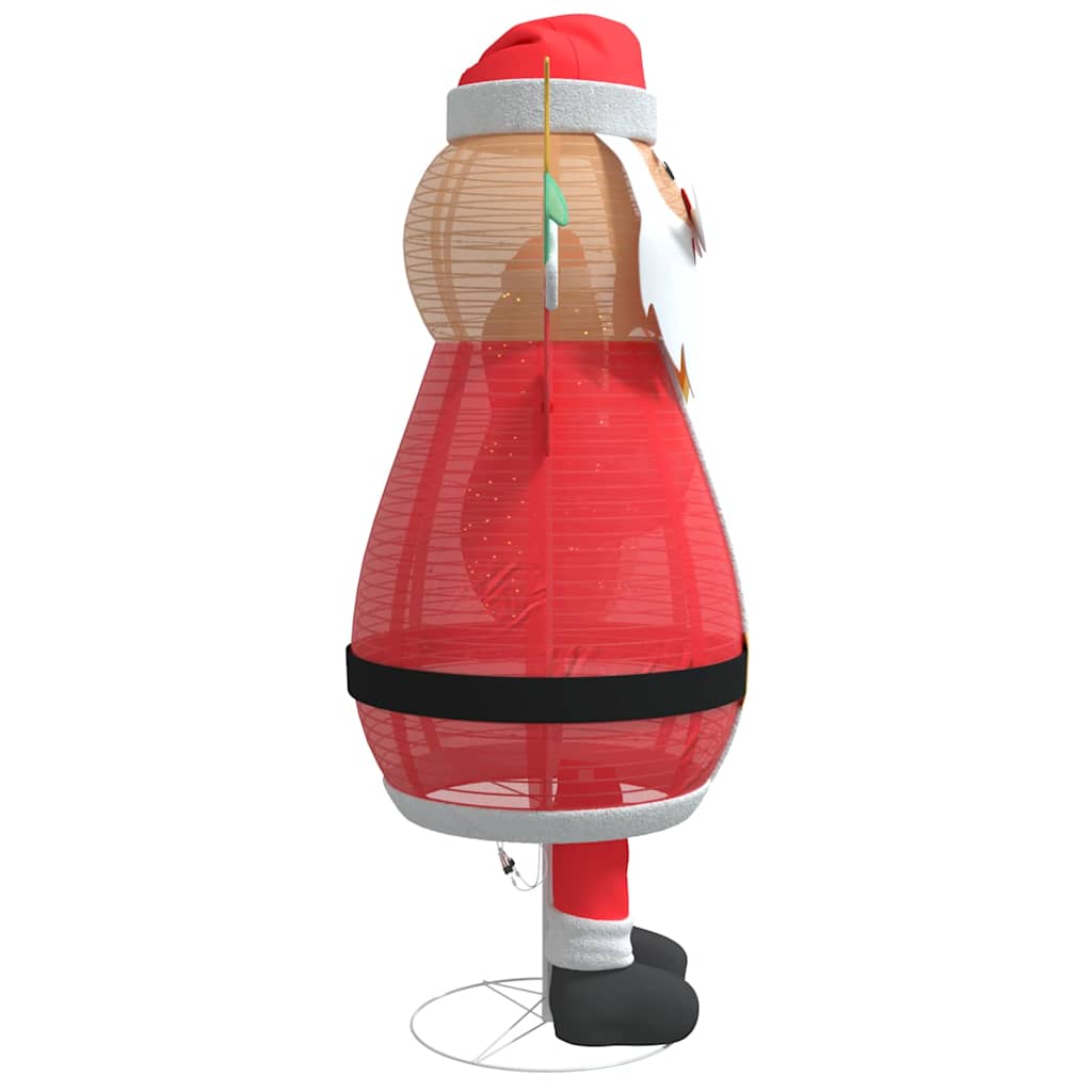 Kerstman met 200 LED Warmwit 100 x 180 cm Stof is nu te koop bij PeponiXL, paradijselijk wonen!