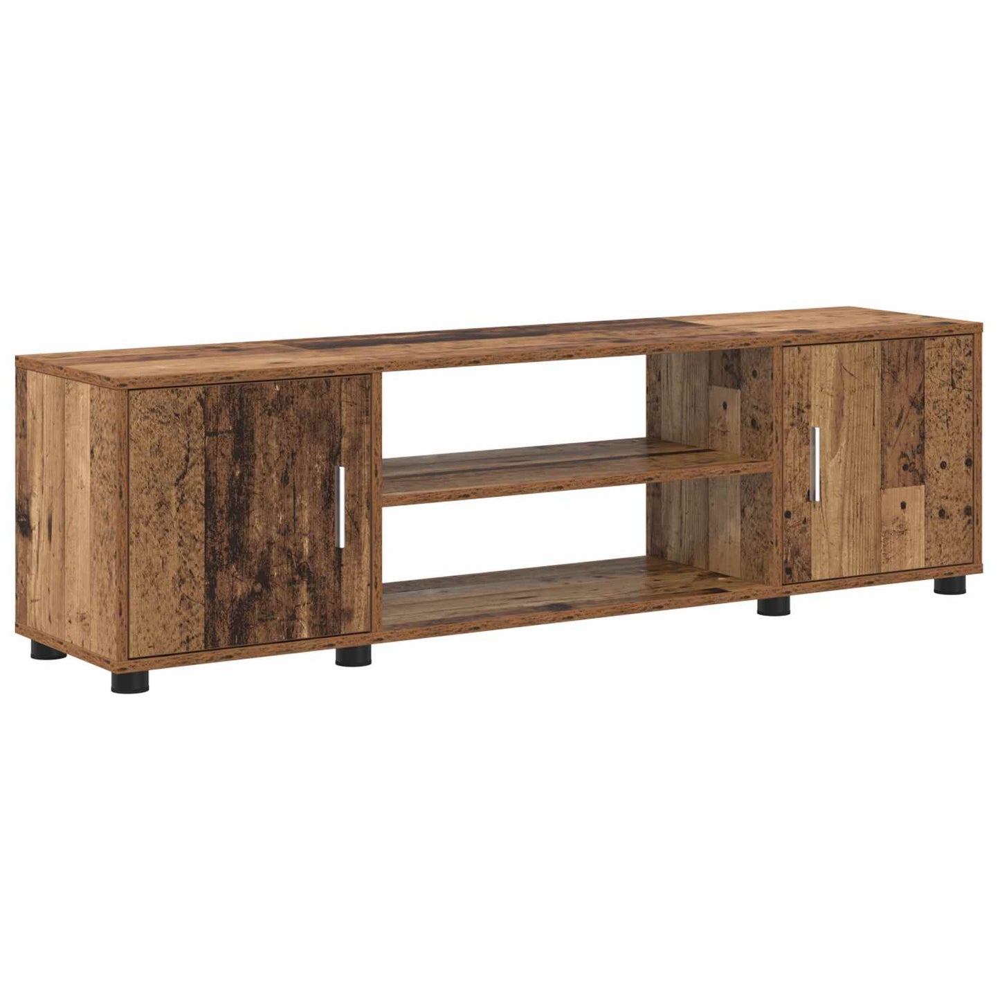 Tv-meubelset Oud Hout Bewerkt hout