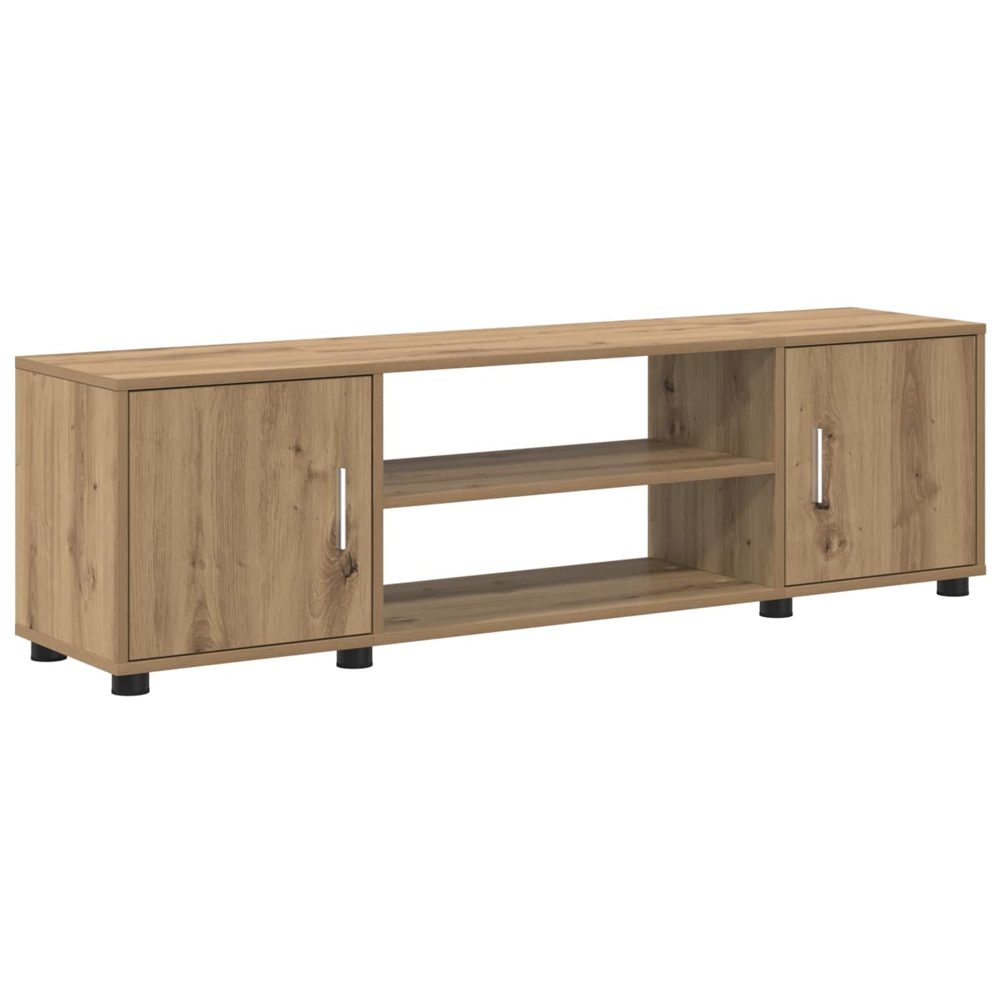 Tv-meubelset Artisan Eiken Bewerkt hout is nu te koop bij PeponiXL, paradijselijk wonen!