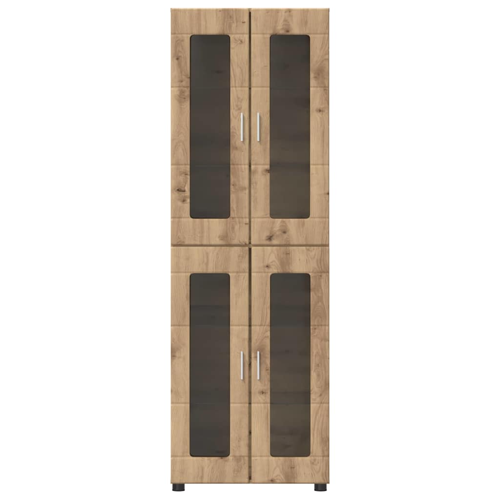 Hoge kast FLORIN Artisan Eiken 60 x 35 x 182 cm Bewerkt hout is nu te koop bij PeponiXL, paradijselijk wonen!