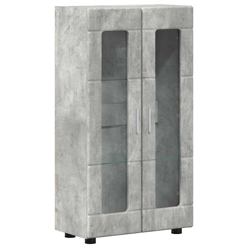 Tv-meubelset met lade FLORIN 3 pcs Beton Grijs Bewerkt hout is nu te koop bij PeponiXL, paradijselijk wonen!
