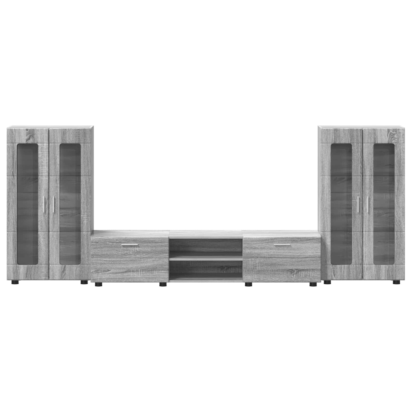 Tv-meubelset met lade FLORIN 3 pcs Grijs Sonoma Bewerkt hout is nu te koop bij PeponiXL, paradijselijk wonen!