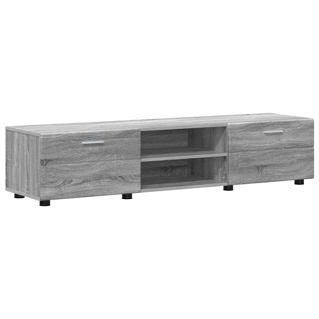 Tv-meubelset met lade FLORIN 3 pcs Grijs Sonoma Bewerkt hout is nu te koop bij PeponiXL, paradijselijk wonen!