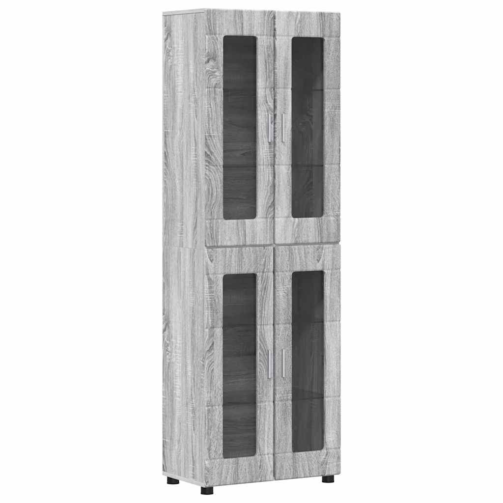 Tv-meubelset met lade FLORIN 3 pcs Grijs Sonoma Bewerkt hout is nu te koop bij PeponiXL, paradijselijk wonen!