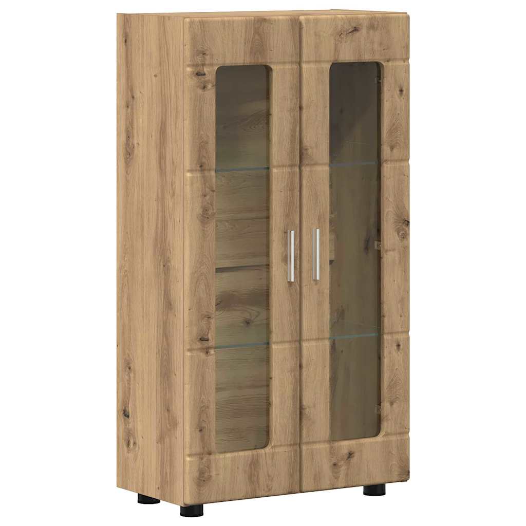 Tv-meubelset met lade FLORIN 3 pcs Artisan Eiken Bewerkt hout is nu te koop bij PeponiXL, paradijselijk wonen!