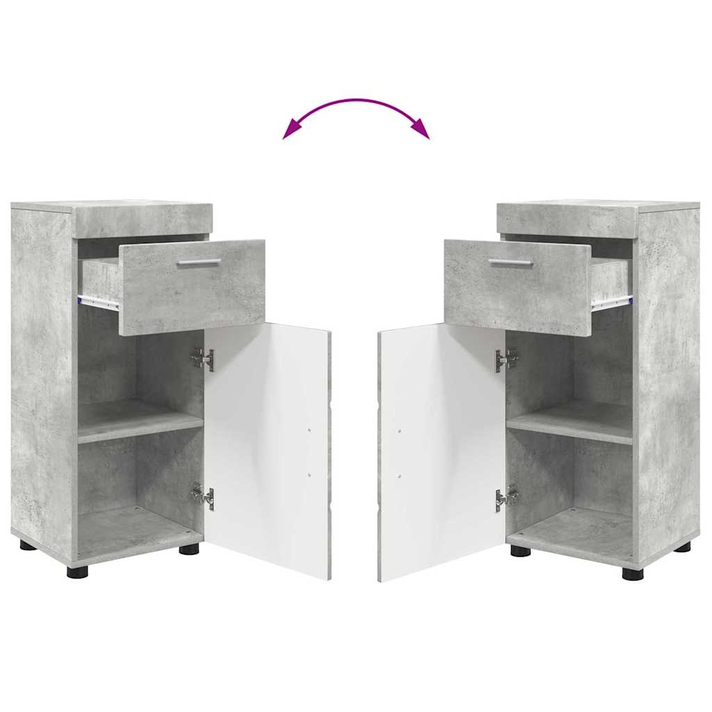 Badkamermeubelset TULUM 3 pcs Beton Grijs 60 x 34 x 63 cm is nu te koop bij PeponiXL, paradijselijk wonen!