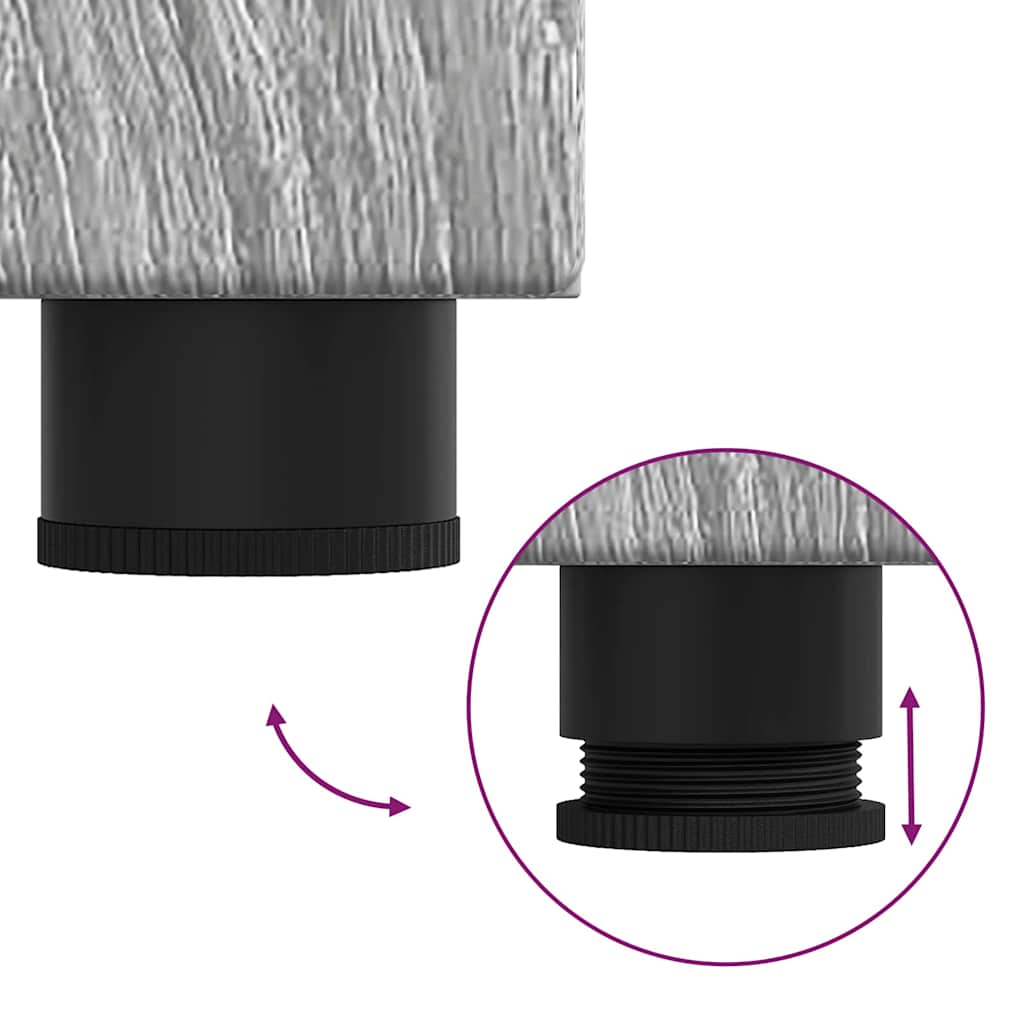 Badkamermeubelset met lade TULUM Grijs Sonoma Bewerkt hout is nu te koop bij PeponiXL, paradijselijk wonen!