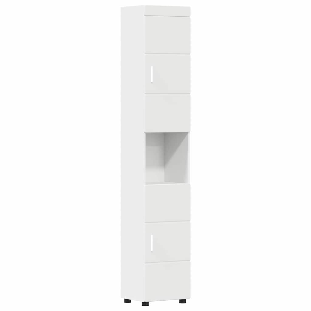Badkamermeubelset TULUM 5 pcs Wit 60 x 34 x 63 cm Bewerkt hout is nu te koop bij PeponiXL, paradijselijk wonen!