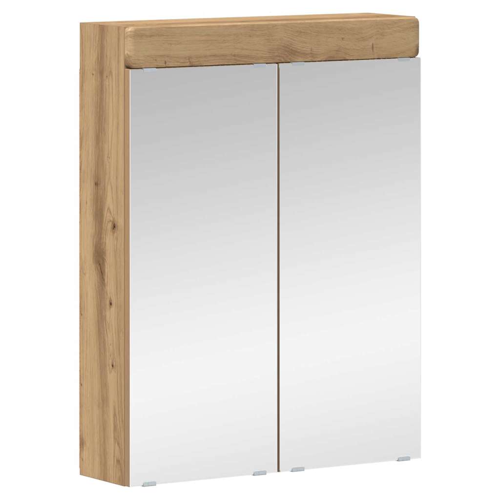 Badkamermeubelset TULUM 5 st Artisan Eiken 60 x 34 x 63 cm is nu te koop bij PeponiXL, paradijselijk wonen!