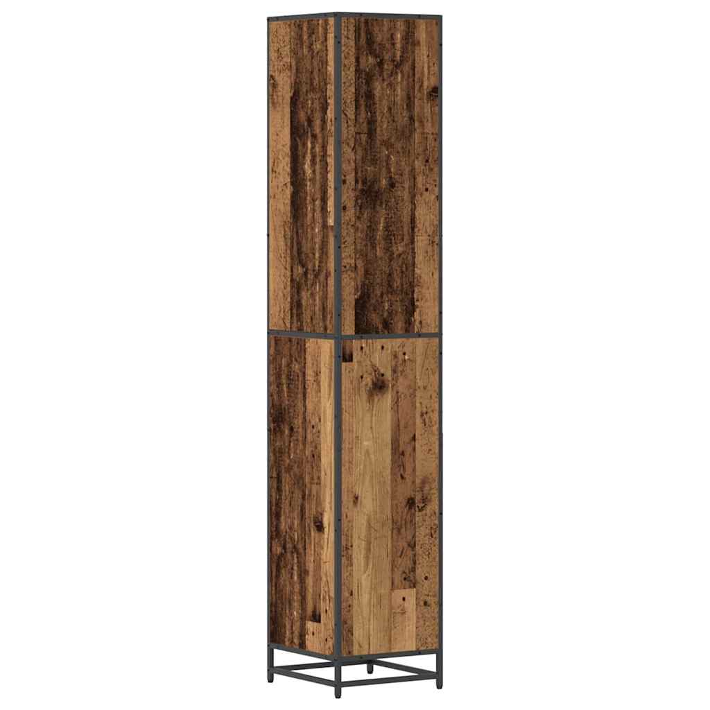 Badkamermeubelset Oud Hout 35 x 37,5 x 188,5 cm Bewerkt hout is nu te koop bij PeponiXL, paradijselijk wonen!