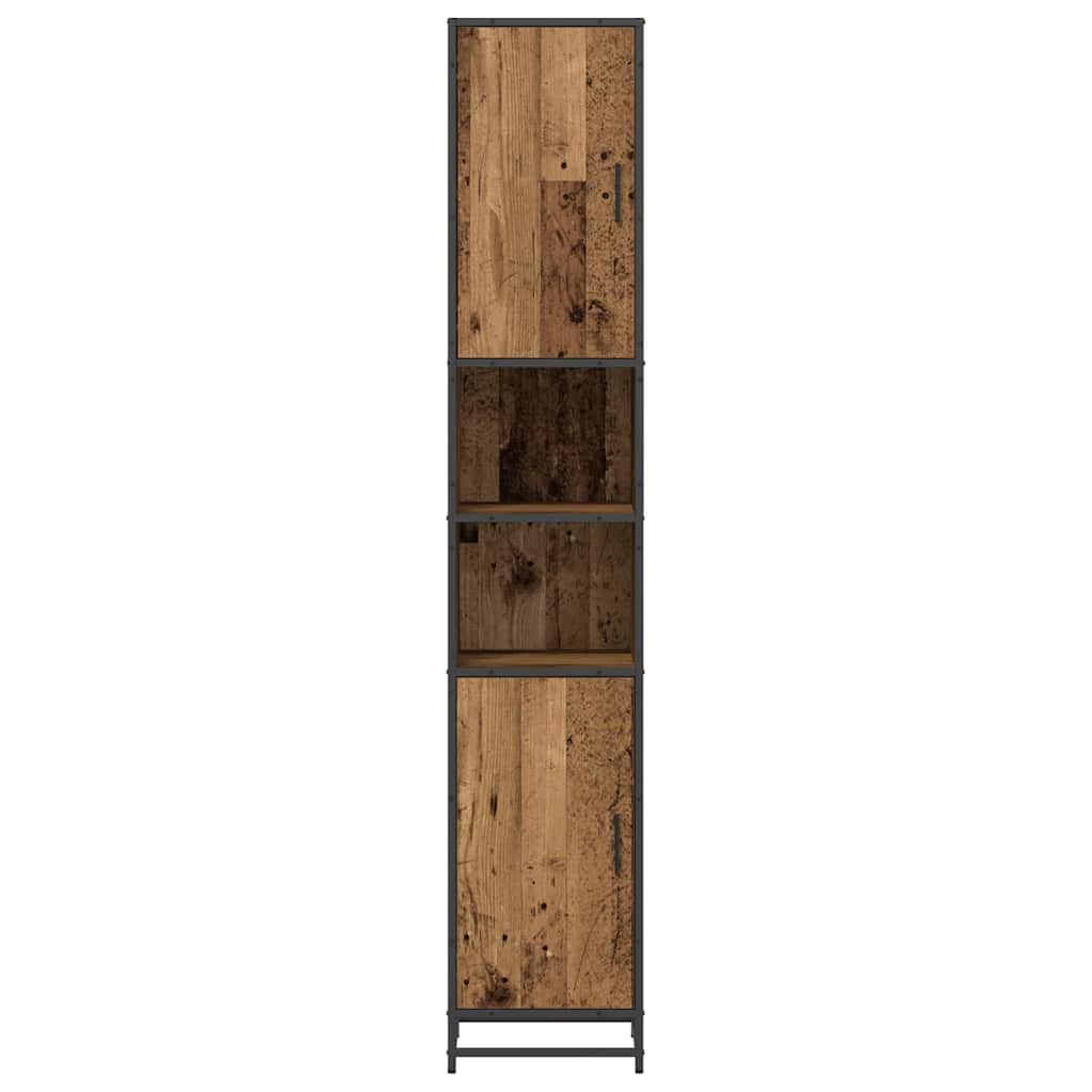 Badkamermeubelset Oud Hout 35 x 37,5 x 188,5 cm Bewerkt hout is nu te koop bij PeponiXL, paradijselijk wonen!
