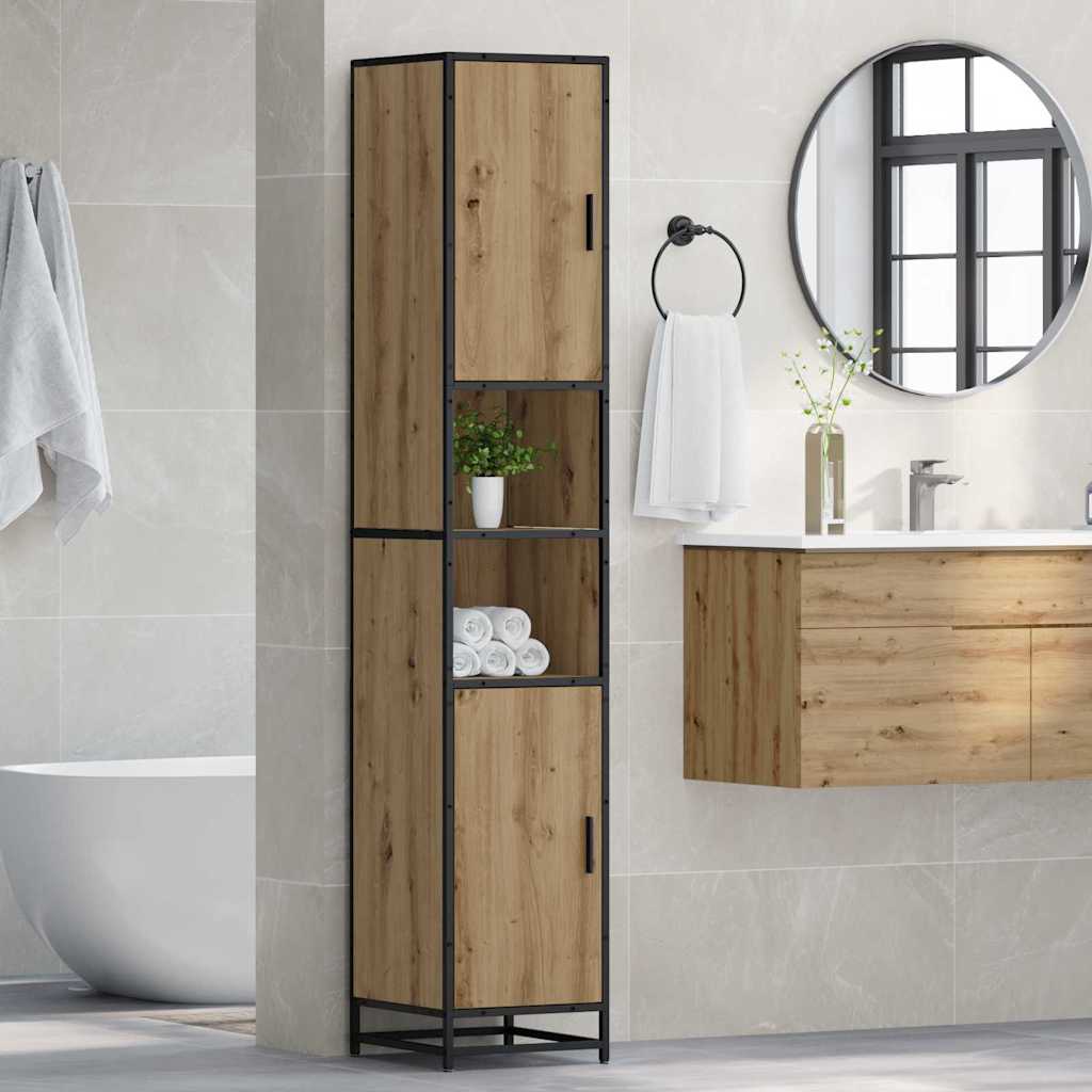 Badkamermeubelset met plank Artisan Eiken 35 x 37,5 x 188,5 cm is nu te koop bij PeponiXL, paradijselijk wonen!