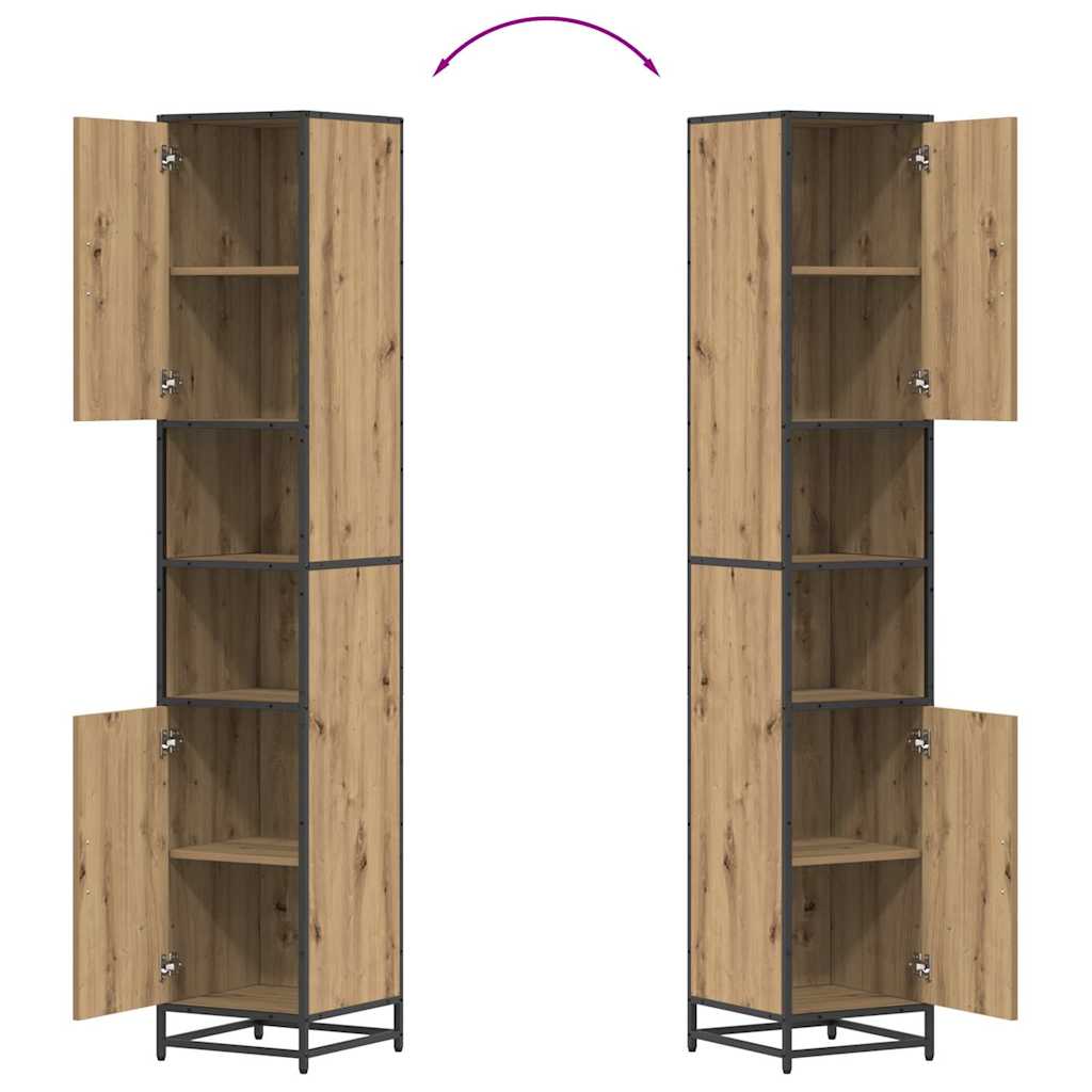 Badkamermeubelset met plank Artisan Eiken 35 x 37,5 x 188,5 cm is nu te koop bij PeponiXL, paradijselijk wonen!