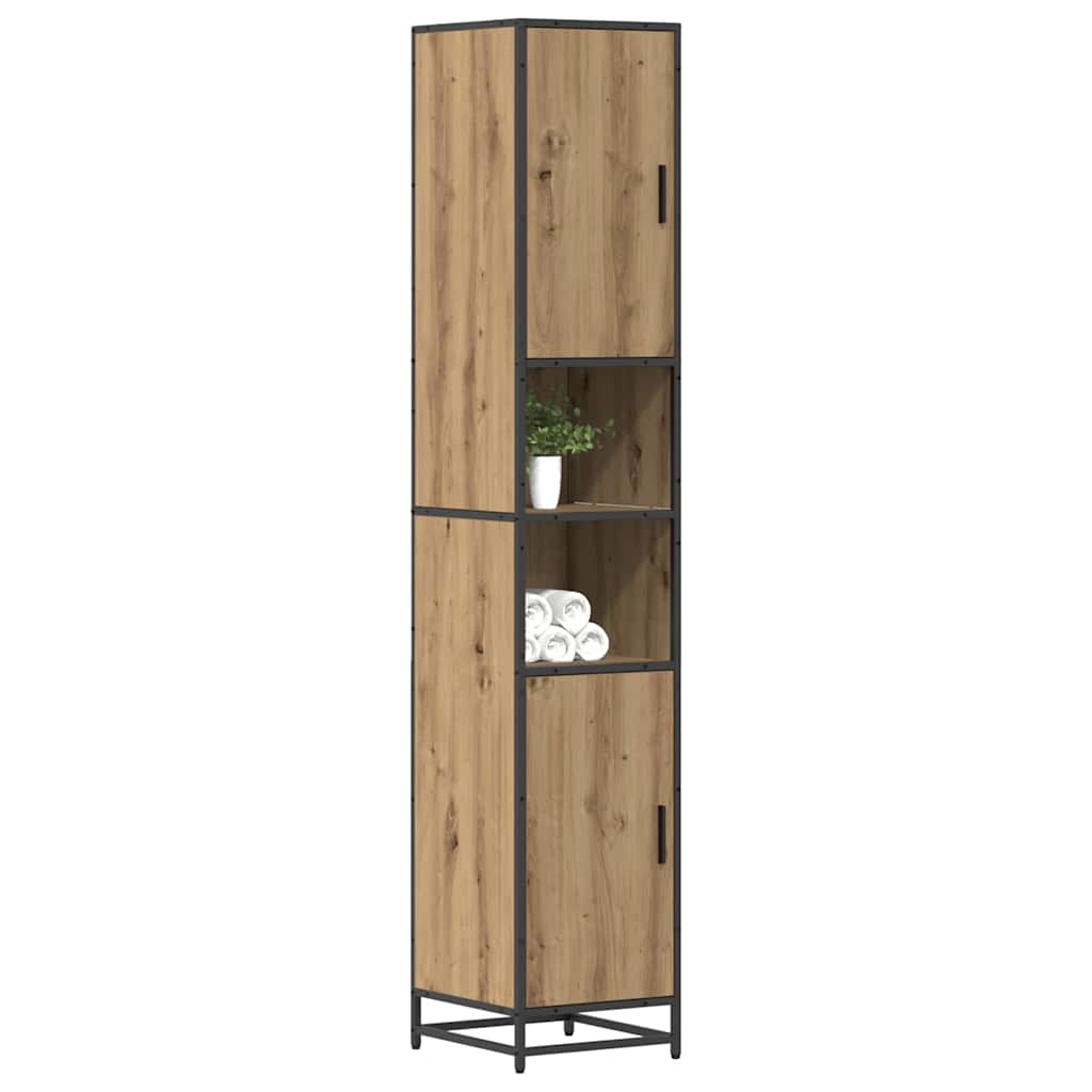 Badkamermeubelset met plank Artisan Eiken 35 x 37,5 x 188,5 cm is nu te koop bij PeponiXL, paradijselijk wonen!