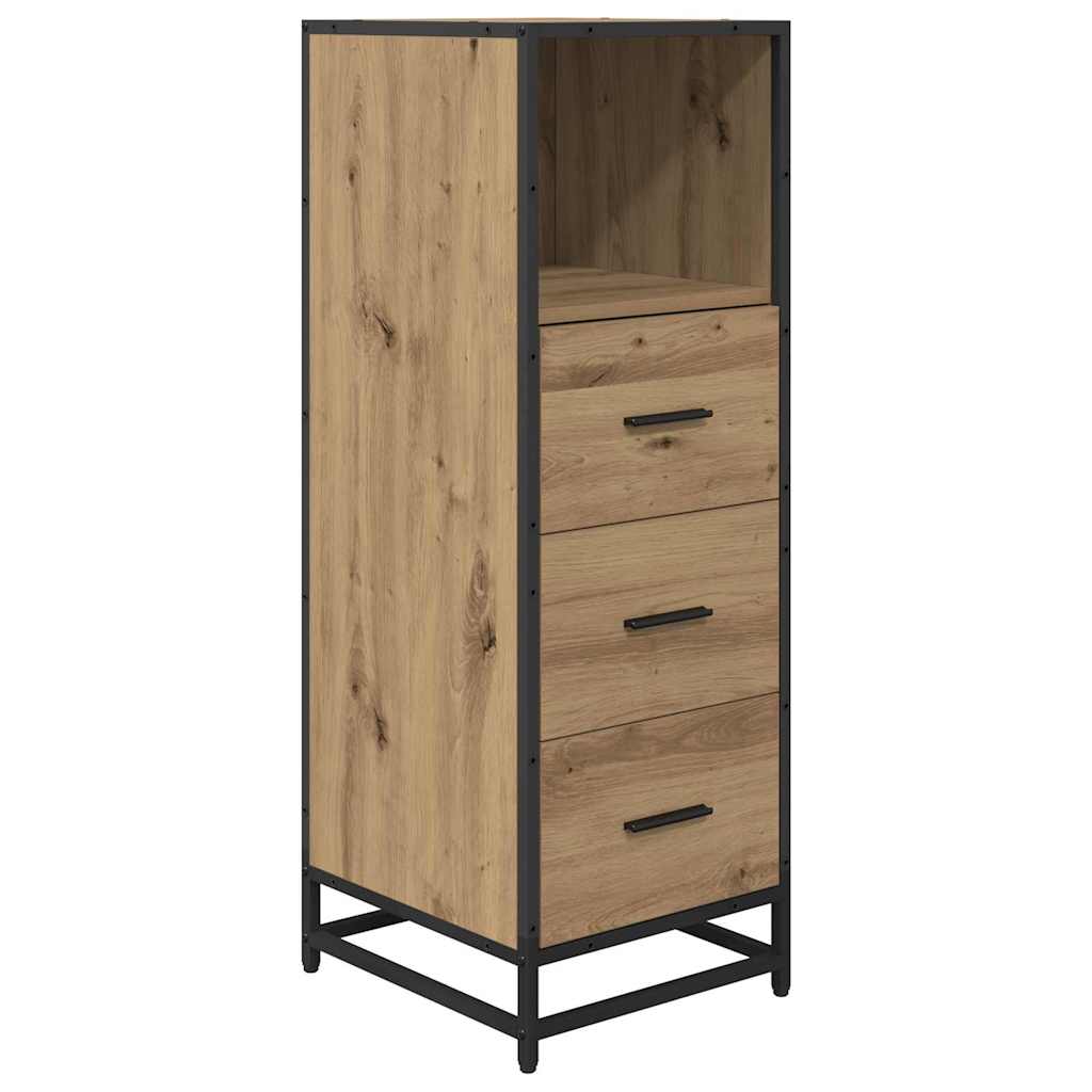 Badkamermeubelset 4 st Artisan Eiken 65 x 33 x 60 cm is nu te koop bij PeponiXL, paradijselijk wonen!