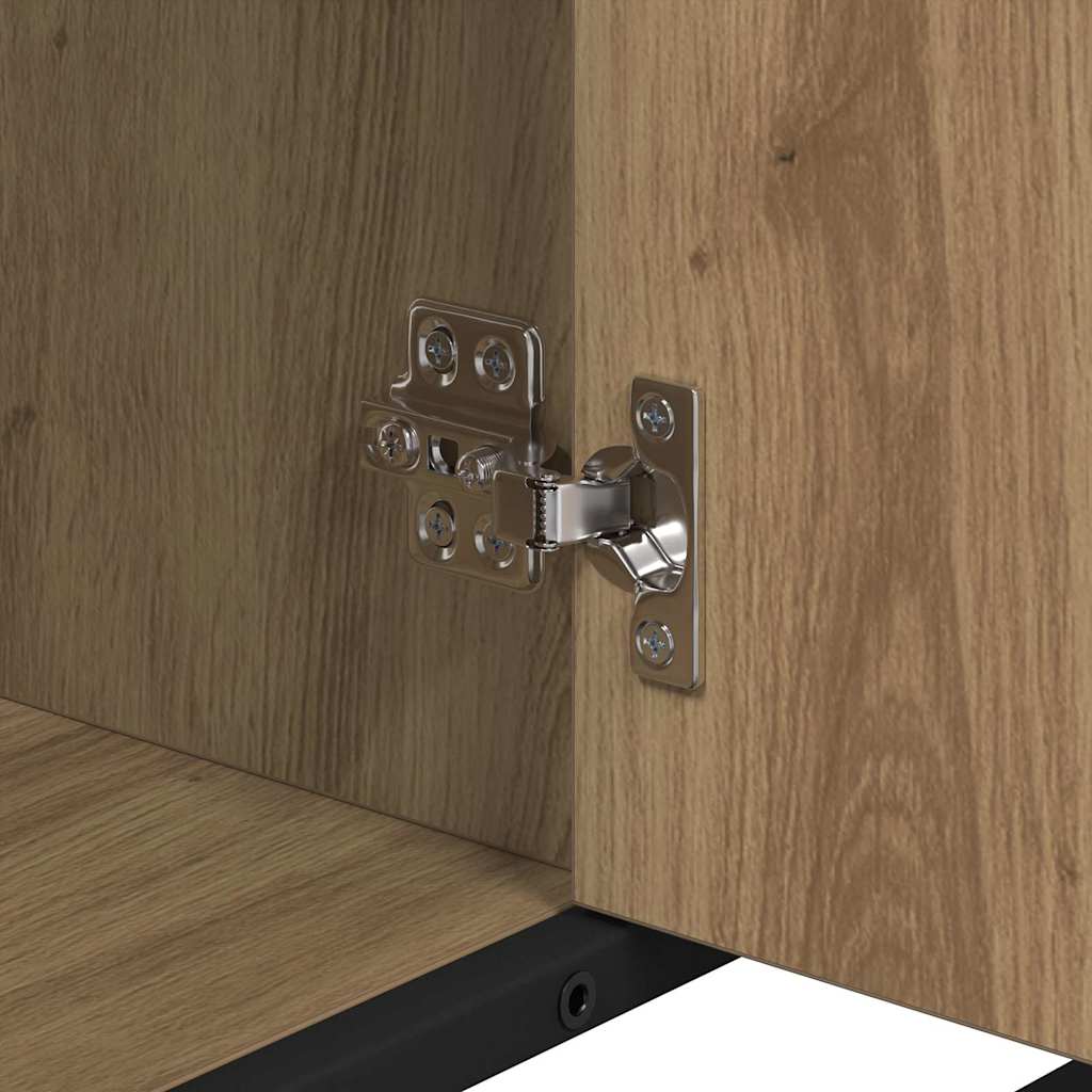 Badkamermeubelset met lade 3 pcs Artisan Eiken Bewerkt hout is nu te koop bij PeponiXL, paradijselijk wonen!