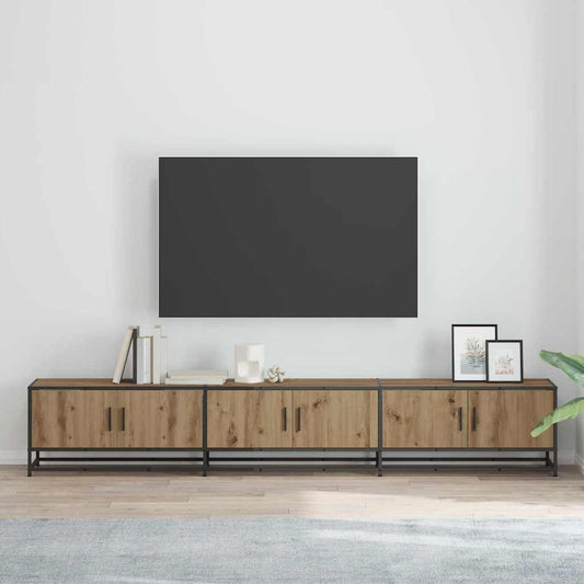 TV Eenheden 2 pcs Artisan Eiken 240 x 35 x 41 cm Bewerkt hout is nu te koop bij PeponiXL, paradijselijk wonen!