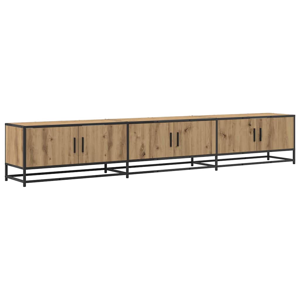 TV Eenheden 2 pcs Artisan Eiken 240 x 35 x 41 cm Bewerkt hout is nu te koop bij PeponiXL, paradijselijk wonen!