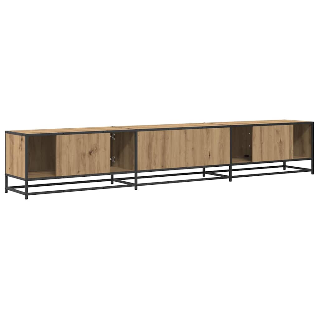 TV Eenheden 2 pcs Artisan Eiken 240 x 35 x 41 cm Bewerkt hout is nu te koop bij PeponiXL, paradijselijk wonen!