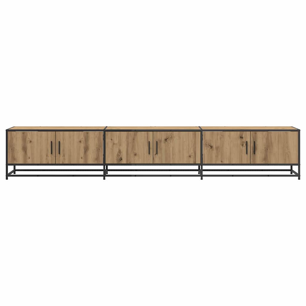 TV Eenheden 2 pcs Artisan Eiken 240 x 35 x 41 cm Bewerkt hout is nu te koop bij PeponiXL, paradijselijk wonen!